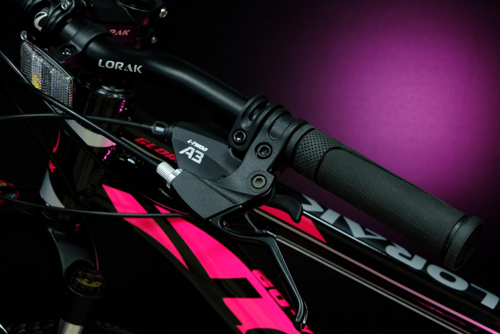 LORAK GLORY M-02 Матовый Чёрный/Розовый (27.5")