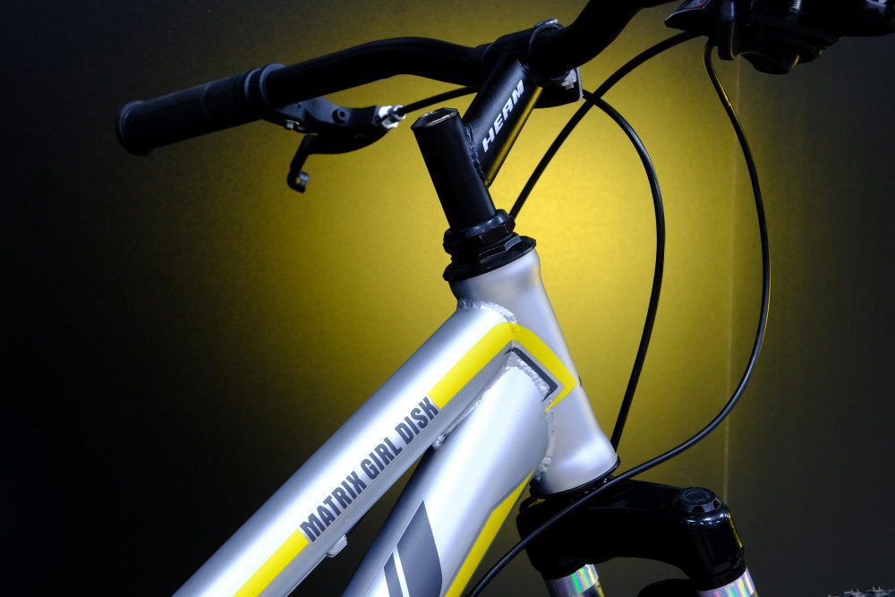 HEAM MATRIX 26 GIRL DISK Матовый Белый/Жёлтый рама 19 (на рост 171-182)