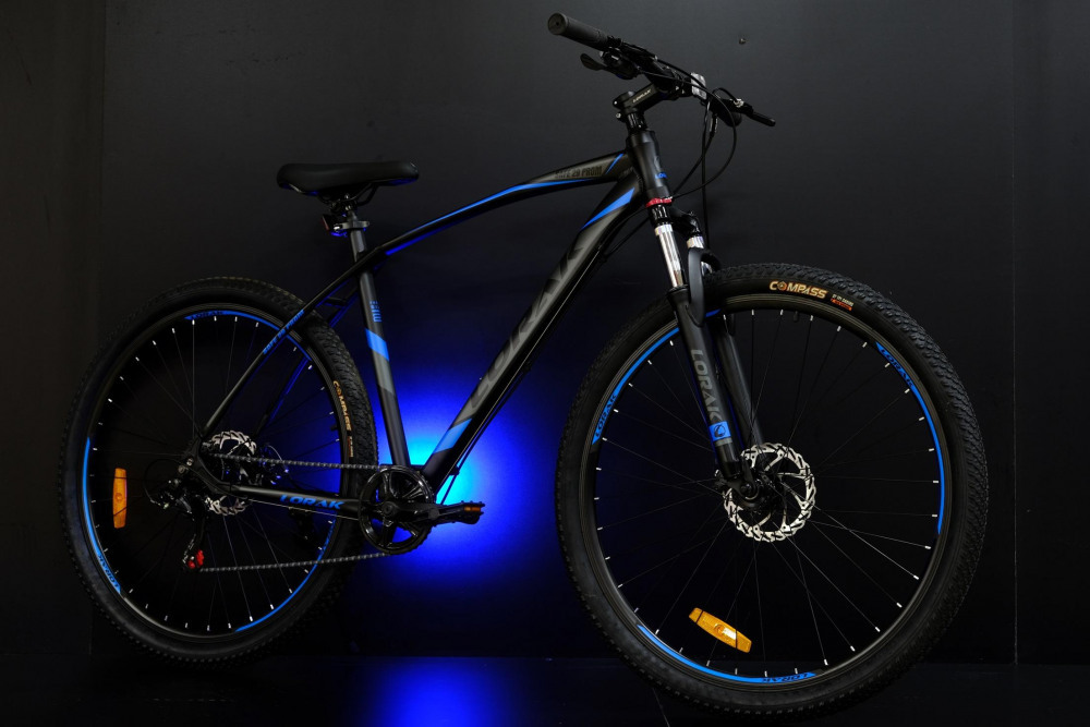 LORAK Safe 29 Prom Матовый Чёрный/Синий 21р (на рост 183-190)