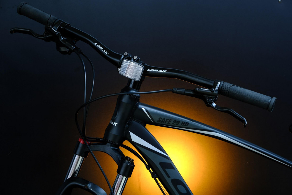 LORAK Safe 29 HD Матовый Чёрный/Серый/Серый 21р (на рост 183-190)