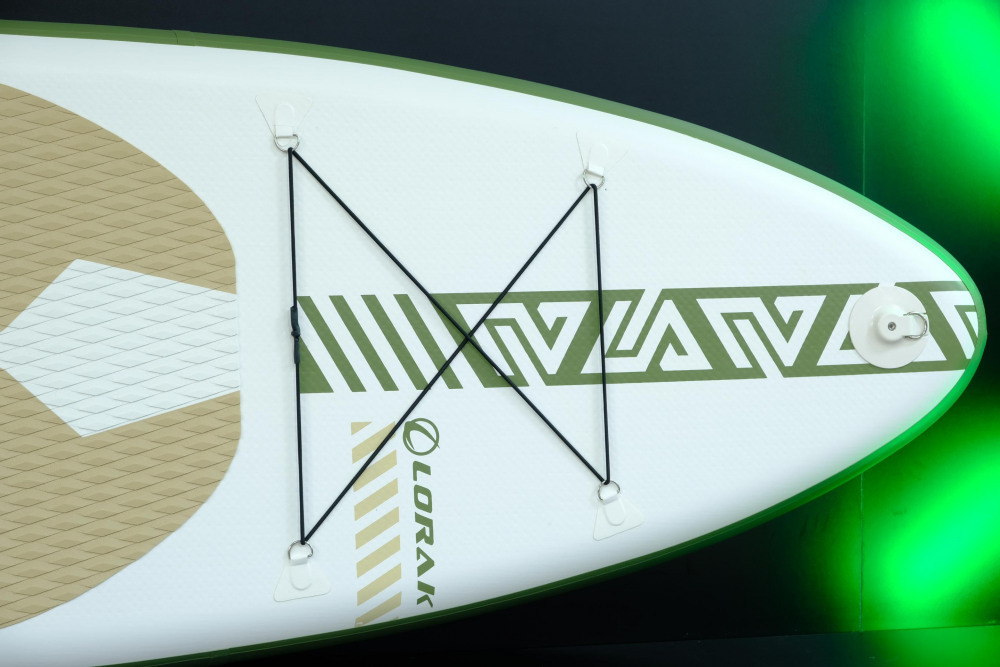 Сапборд Lorak 904 (320*84*15) бело-коричневый, код 77904